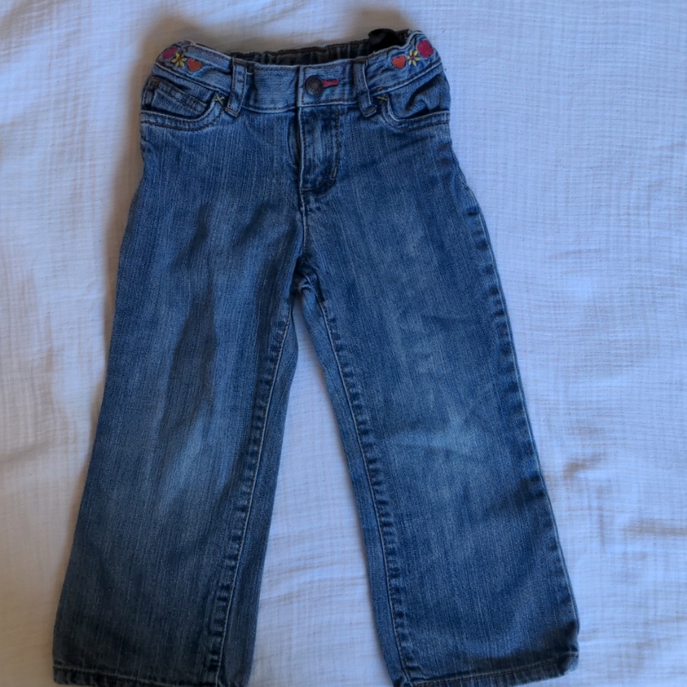 Carter's 🦋❤️🌈 Embroidered Jeans